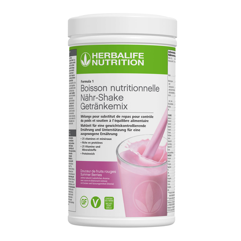 Formula 1 Nouvelle génération - Boisson Nutritionnelle Douceur de Fruits rouges 550 g <br> Herbalife Nutrition