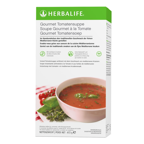 Soupe Gourmet à la Tomate Tomate Boîte de 21 portions 672 g <br> Herbalife Nutrition